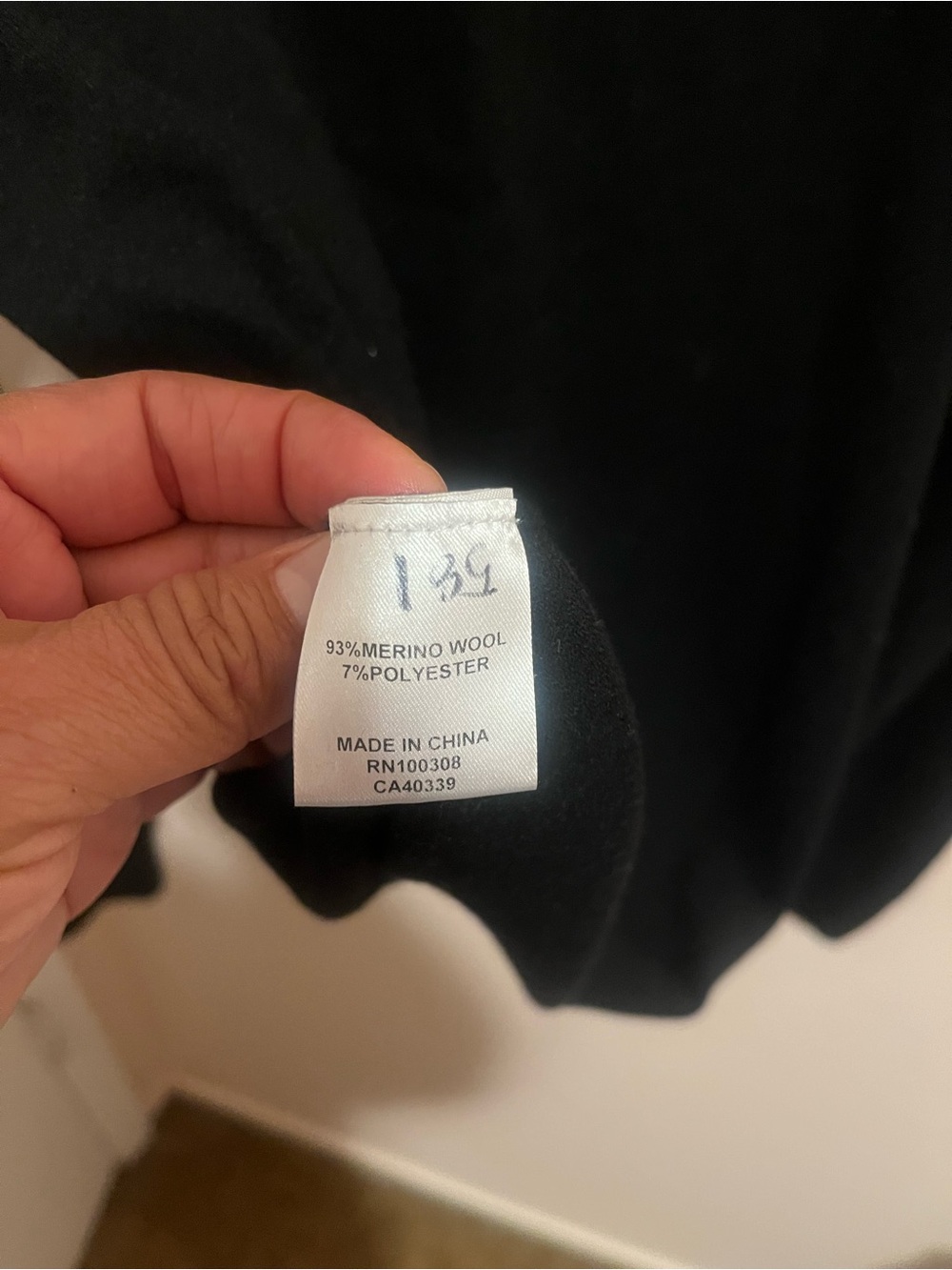 Barney’s New York Black Polo Sweater - Picture 4 of 6
